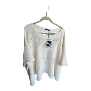 Do Everything in Love Cream Crew Neck Sweater
